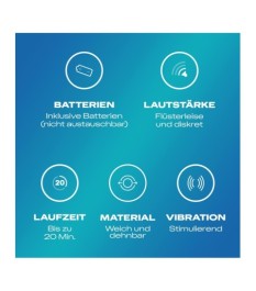 Vibro-Penisring „Intense Vibrations“, Silikon