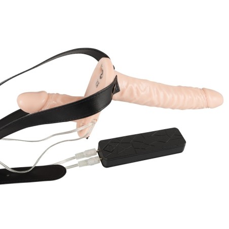 Umschnallvibrator „Strap-On Duo“ mit 2 Vibratoren