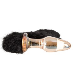 Analplug „Glas-Plug mit Schweif"