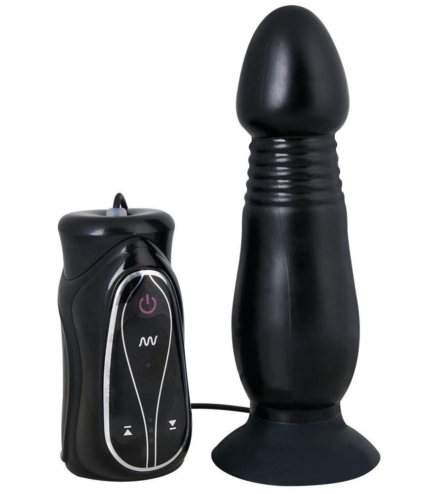 Analplug „Anal Pusher“ mit Stoßfunktion und Vibration