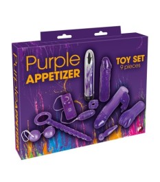 9-teiliges Toy-Set „Purple Appetizer“ inklusive Batterien
