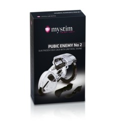 Peniskäfig „Pubic Enemy No 2“, Zubehör für E-Stim-Gerät