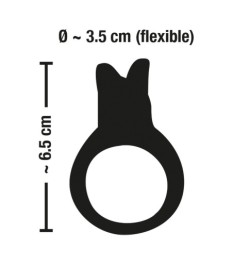 „Vibrating Cock Ring“ mit Klitoris-Bunny