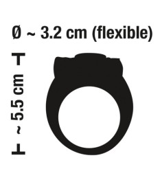 Vibro-Penisring mit herausnehmbarem Vibrobullet