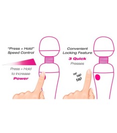 Massagestab „recharge“, wiederaufladbar