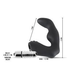 Prostatavibrator, 25 cm, 9 cm Einführtiefe