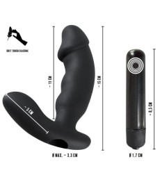 Prostatavibrator „Cock-shaped Vibe“, 15 cm