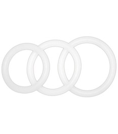 3-teiliges Penisringset „Potenz Plus“ aus Silikon