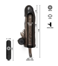 Penishülle „Extension Slim Fit“, 10 Vibrationsmodi