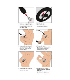 Nippelsauger „Vibrating Nipple Cups“ mit Vibration