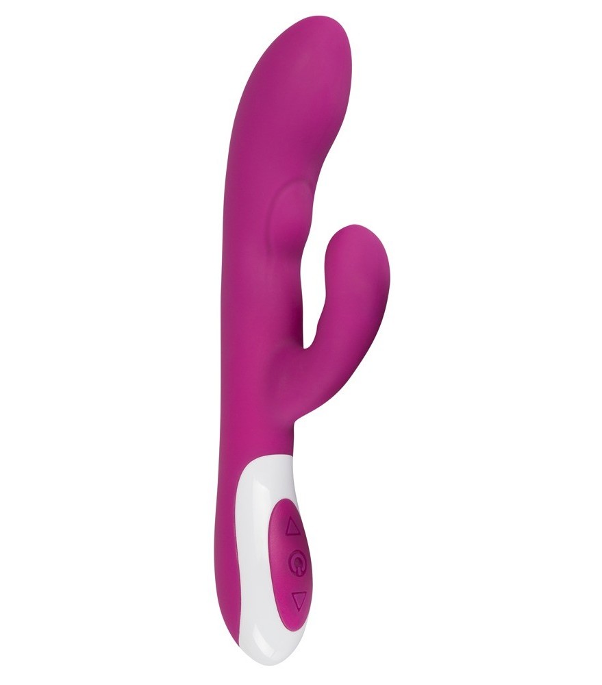 Rabbitvibrator „Heating Vibe“ mit Klitorisreizarm und Wärmefunktion