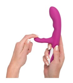 Rabbitvibrator „Heating Vibe“ mit Klitorisreizarm und Wärmefunktion
