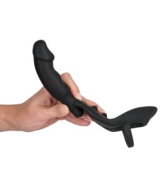 Penis-/Hodenring „Ring & Vibro Plug“ mit Vibro-Analplug