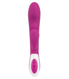 Rabbitvibrator „Heating Vibe“ mit Klitorisreizarm und Wärmefunktion