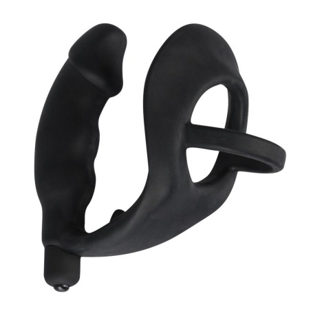 Penis-/Hodenring „Ring & Vibro Plug“ mit Vibro-Analplug