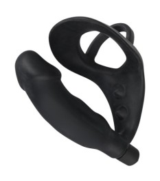 Penis-/Hodenring „Ring & Vibro Plug“ mit Vibro-Analplug