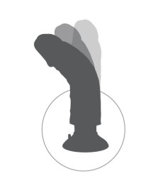 Vibrator „7" Vibrating Cock with Balls“, 13,3 cm