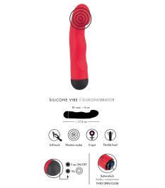 G-Punkt-Vibrator „SILICONE VIBE“, 17,5 cm