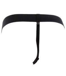 Umschnallvibrator „9" Vibrating Hollow Strap-on with Balls“, hohl