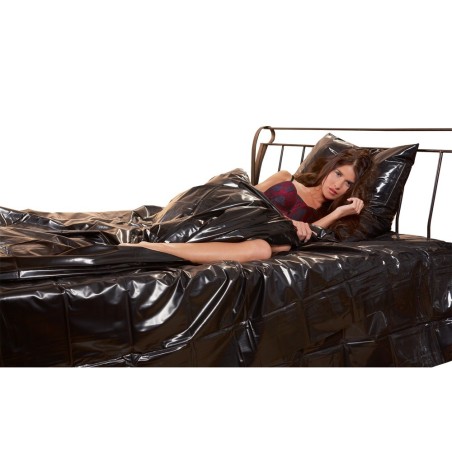 Bettdeckenbezug aus Lack mit Einschubschlitz