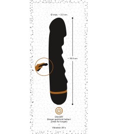 Vibrator „Bendy Ripple”, 20 Vibrationsmodi, 16,5 cm