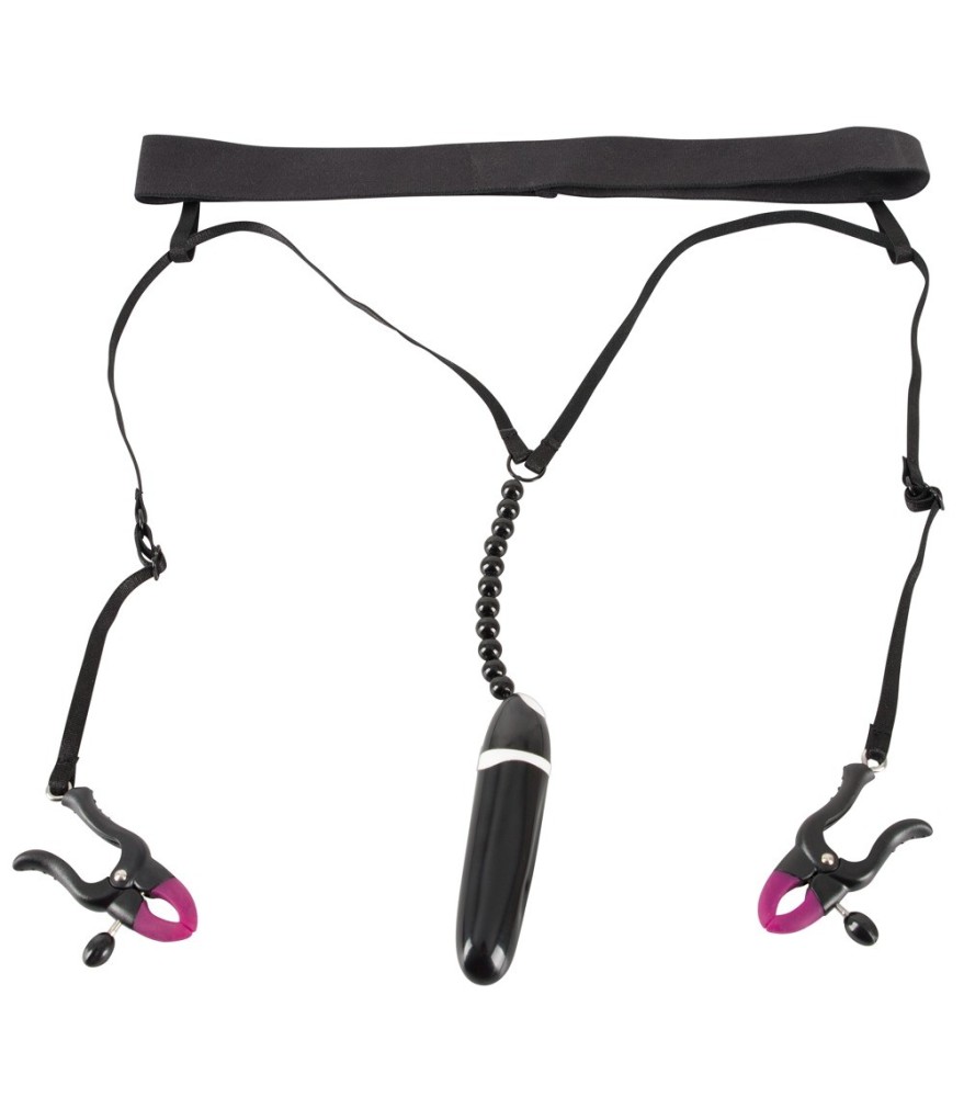 Vulvalippenspreizer "Spreader String" mit Vibrator