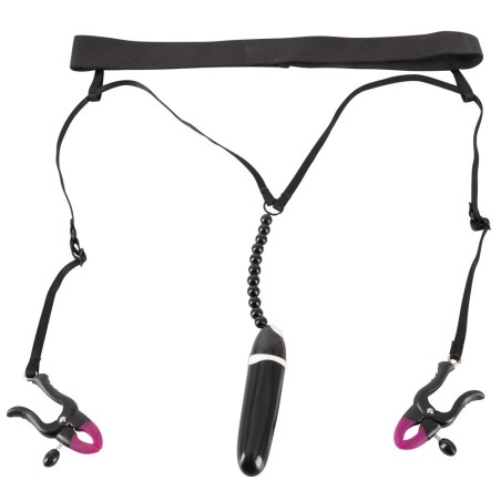 Vulvalippenspreizer "Spreader String" mit Vibrator