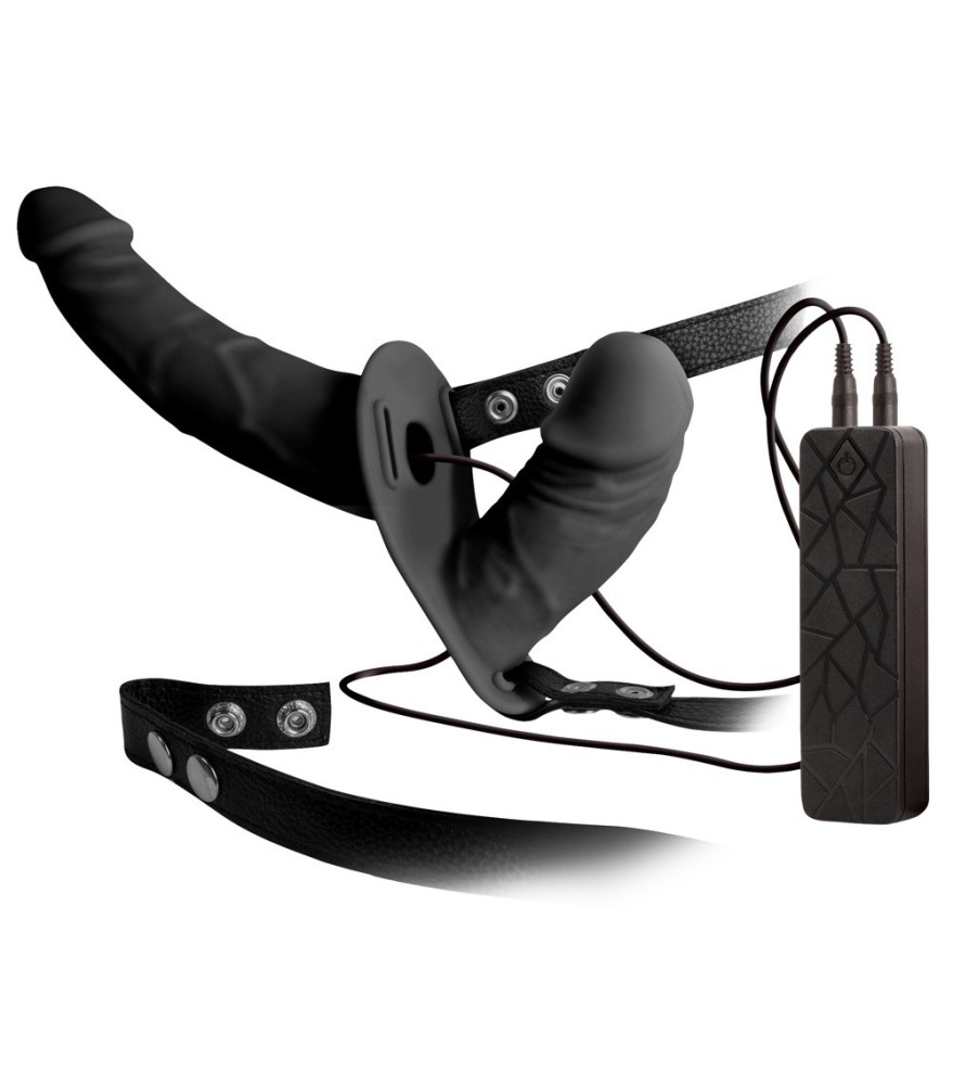 Umschnallvibrator „Double Thruster“ mit 2 Vibratoren