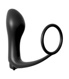 Penisring mit Vibro-Analplug „Ass-Gasm Cockring Vibrating Plug“