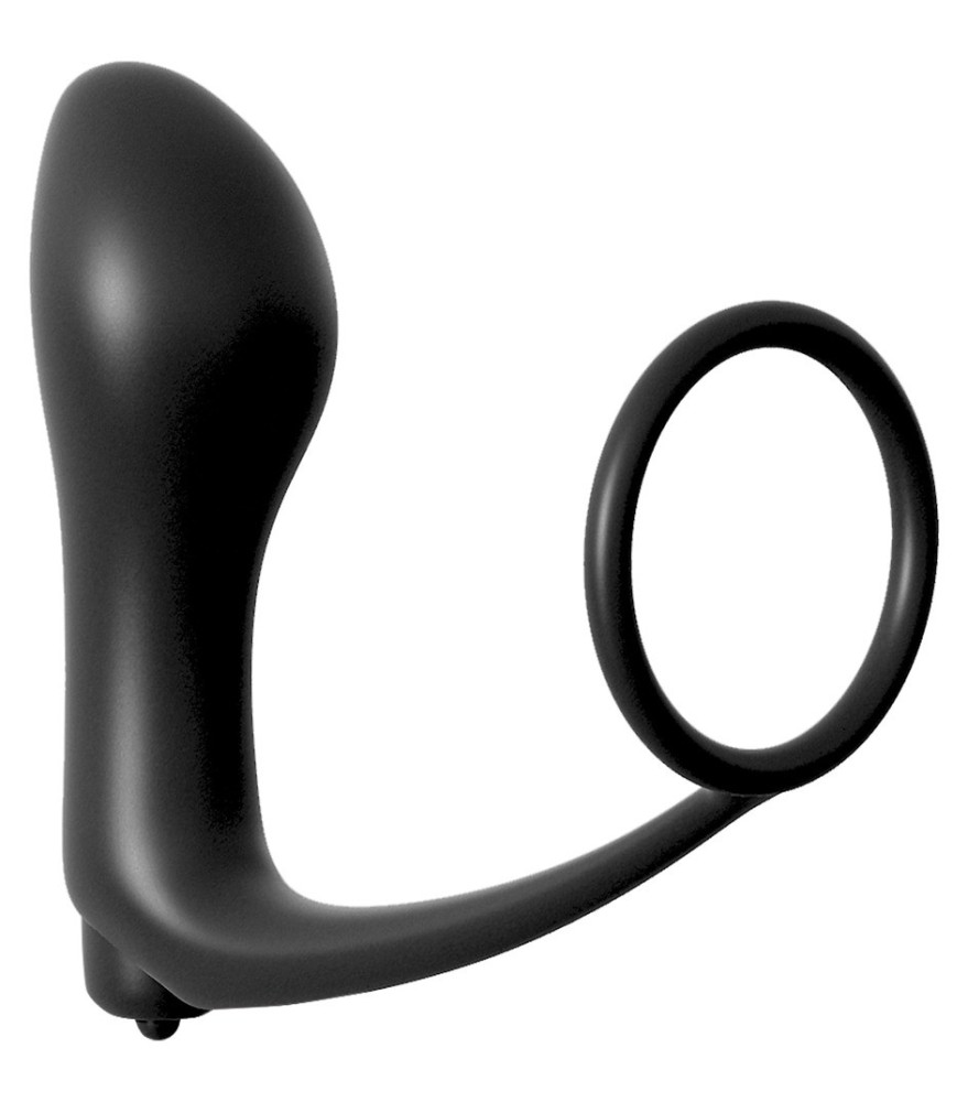 Penisring mit Vibro-Analplug „Ass-Gasm Cockring Vibrating Plug“