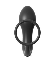 Penisring mit Vibro-Analplug „Ass-Gasm Cockring Vibrating Plug“