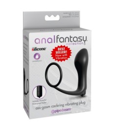Penisring mit Vibro-Analplug „Ass-Gasm Cockring Vibrating Plug“