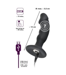 Vibro-Plug „Velvets Rechargeable“, 7 Vibrationsmodi
