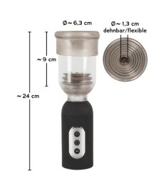 Eichelpumpe „Vibrating Glans Sucker“, vollautomatisch