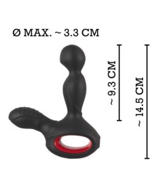 Prostatavibrator, 14,5 cm mit 10 Vibrationsmodi und 3 Rotationsstufen