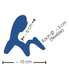 Vibro-Penismanschette „Rechargeable Couple Sleeve”