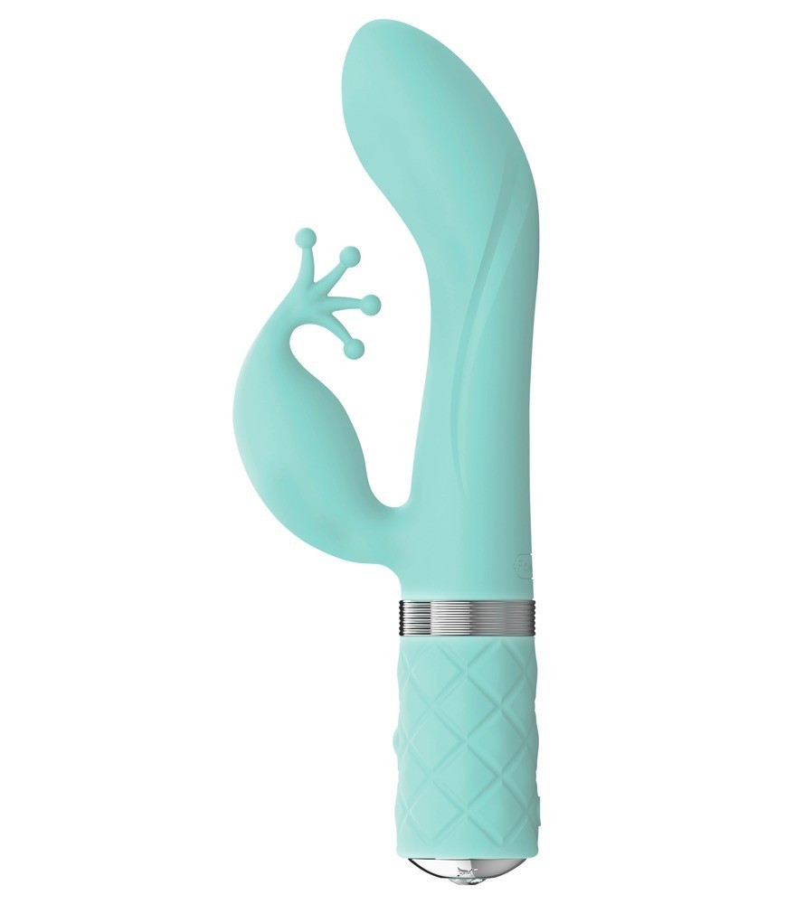 Rabbitvibrator „Kinky Luxurious Dual Massager“ mit Swarovski®-Kristall