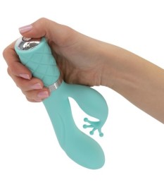 Rabbitvibrator „Kinky Luxurious Dual Massager“ mit Swarovski®-Kristall