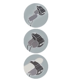 Vibro-Penisring „JETT“ mit 5 Vibrationsmodi, hohe & tiefe Frequenzwell