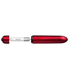 Vibrobullet „Scarlet Velvet“ mit 10 Vibrationsmodi und Mattlook.