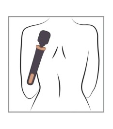 Massagestab "Power Wand" mit beweglichem Kopf