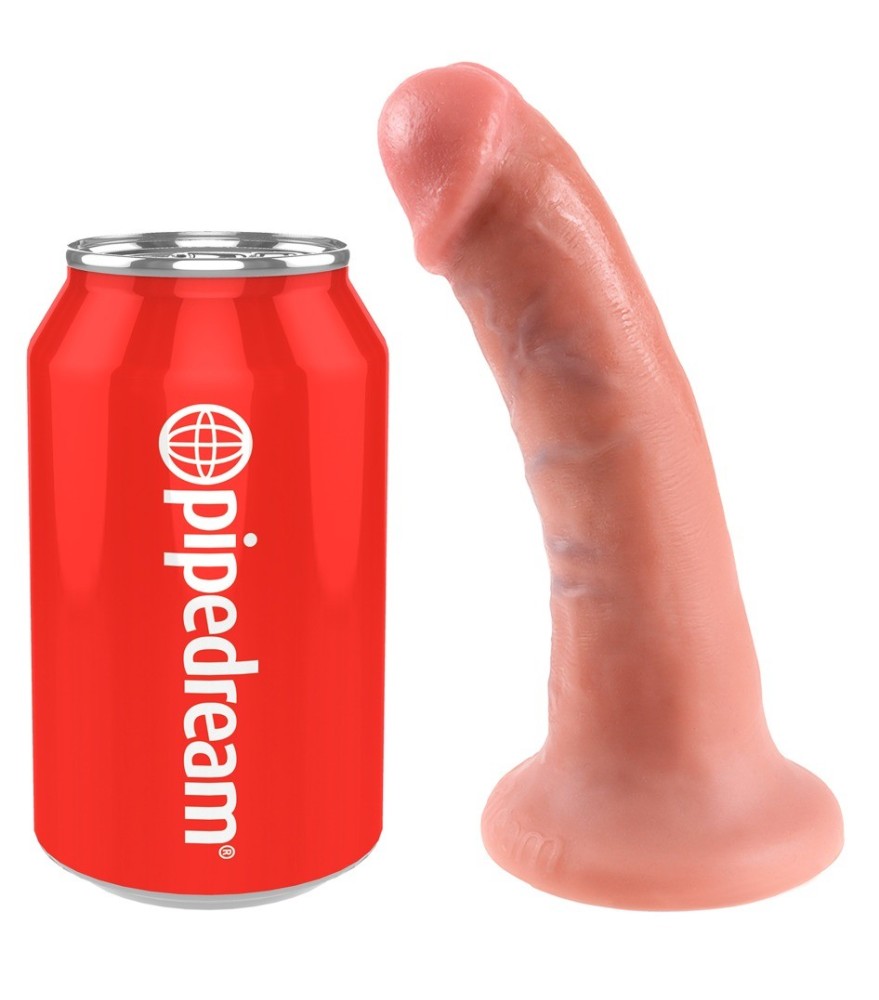 Naturdildo 6" Cock mit Saugfuß