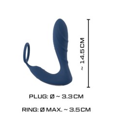 Penisring mit Vibro-Perineumreizer und Vibro-Analplug