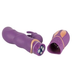 Rabbitvibrator mit praller G-Punkt-Spitze
