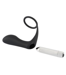 Penisring „Vibrating Ring & Plug“, mit Vibroplug