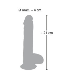 Naturvibrator „Medical Silicone Thrusting Vibrator“ mit Saugfuß