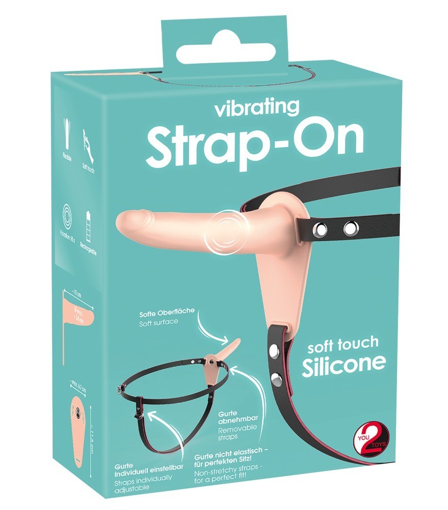 Umschnallvibrator „Vibrating Double Strap-On“