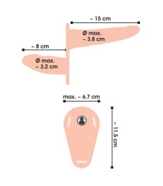 Umschnallvibrator „Vibrating Double Strap-On“