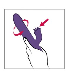 Rabbitvibrator „Thrusting & Rotating“
