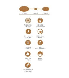 Liebeskugeln „Vibrating Pussy & Ass Balls “ für Vagina und Anus, 90 g